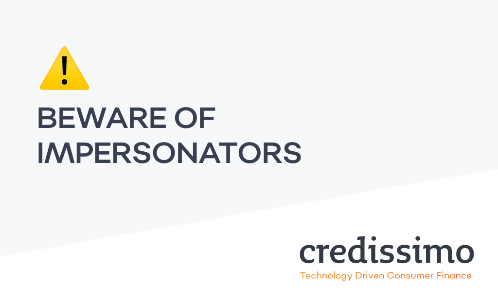 Beware of Credissimo Impersonators!