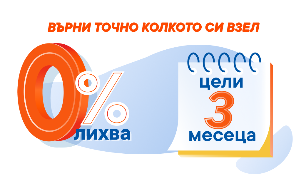 Първи безлихвен заем на вноски от Credissimo: цели 3 месеца с 0% лихва