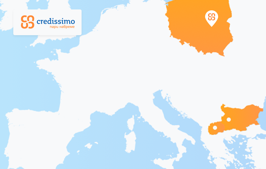 Credissimo отпусна първите си кредити в Полша