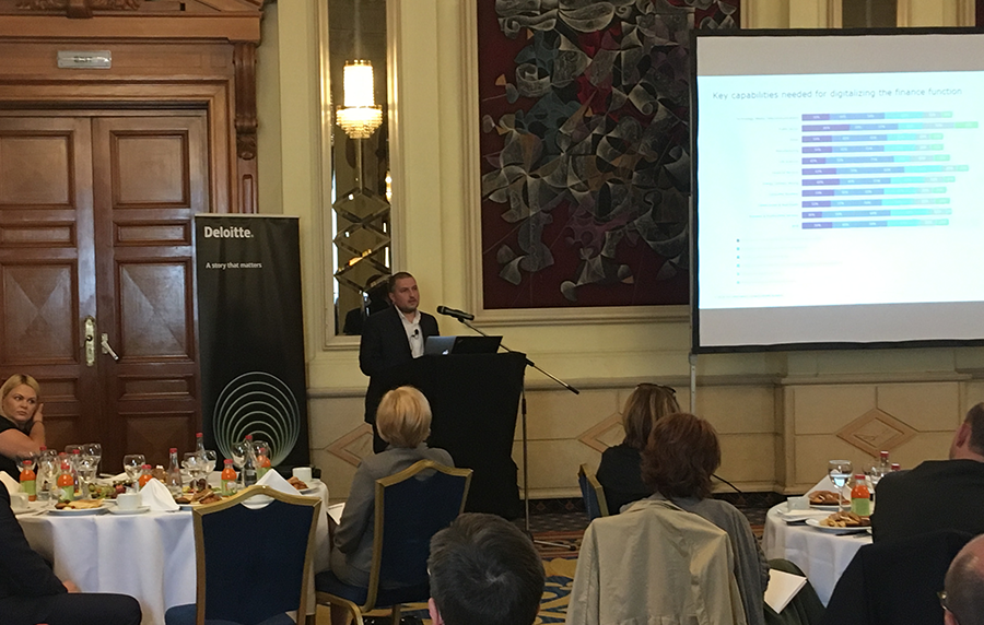 Финансовият директор на Credissimo с участие в Deloitte CFO Business Breakfast 2018