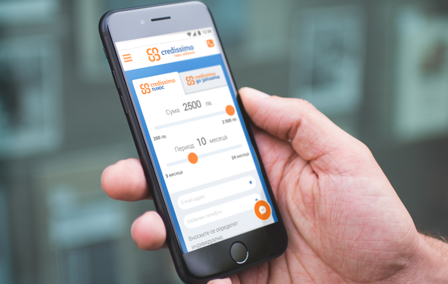 Credissimo с най-използваното мобилно приложение за заявяване на бърз кредит в България